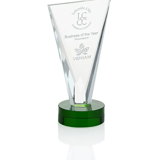 Valiant Crystal Award - 9 inches - 24 hr