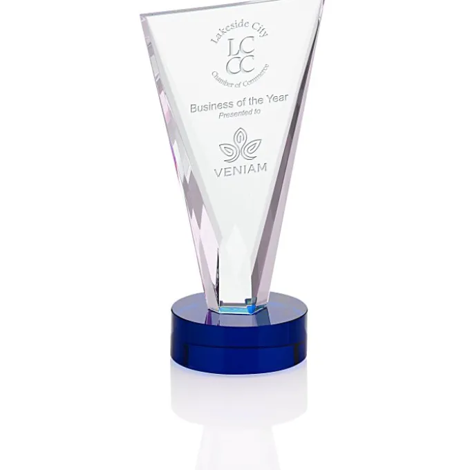 Valiant Crystal Award - 9 inches - 24 hr