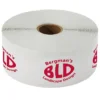 Value Sticker by the Roll - Oval - 1-1/2 inches x 2-1/2 inches - 24 hr