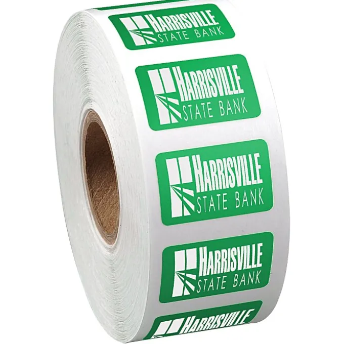 Value Sticker by the Roll - Rectangle - 5/8 inches x 1 inch - 24 hr