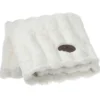 Vanilla Ridge Faux Fur Blanket