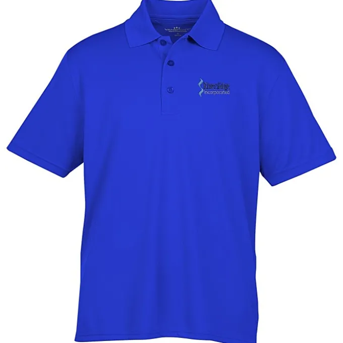 Vansport Omega Solid Mesh Tech Polo - Men's - Embroidered