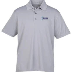 Vansport Omega Solid Mesh Tech Polo - Men's - Embroidered