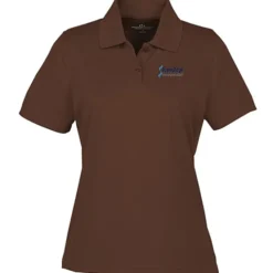 Vansport Omega Solid Mesh Tech Polo - Ladies' - Embroidered