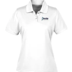 Vansport Omega Solid Mesh Tech Polo - Ladies' - Embroidered