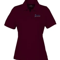 Vansport Omega Solid Mesh Tech Polo - Ladies' - Embroidered