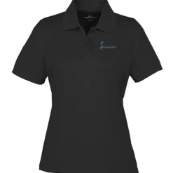 Vansport Omega Solid Mesh Tech Polo - Ladies' - Embroidered