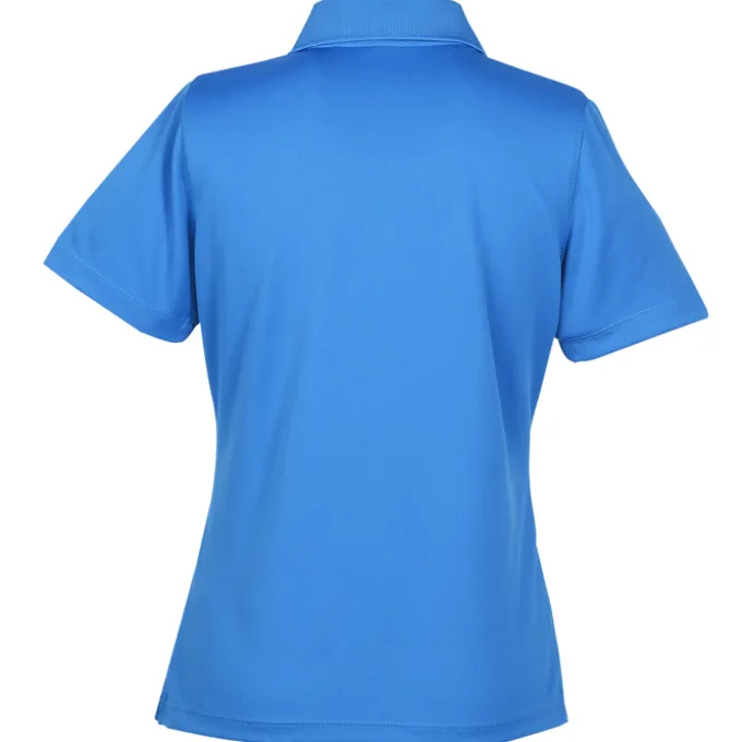 Vansport Omega Solid Mesh Tech Polo - Ladies' - Embroidered