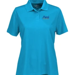 Vansport Omega Solid Mesh Tech Polo - Ladies' - Embroidered - 24 hr