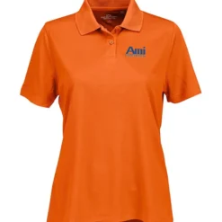 Vansport Omega Solid Mesh Tech Polo - Ladies' - Embroidered - 24 hr