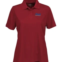 Vansport Omega Solid Mesh Tech Polo - Ladies' - Embroidered - 24 hr