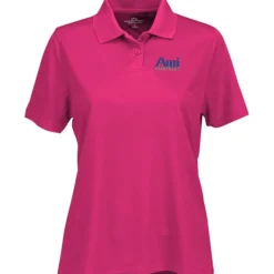 Vansport Omega Solid Mesh Tech Polo - Ladies' - Embroidered - 24 hr