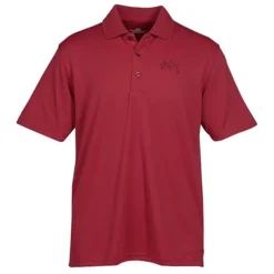 Vansport Omega Solid Mesh Tech Polo - Men's - Laser Etched