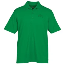 Vansport Omega Solid Mesh Tech Polo - Men's - Laser Etched