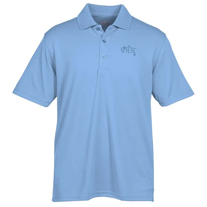 Vansport Omega Solid Mesh Tech Polo - Men's - Laser Etched