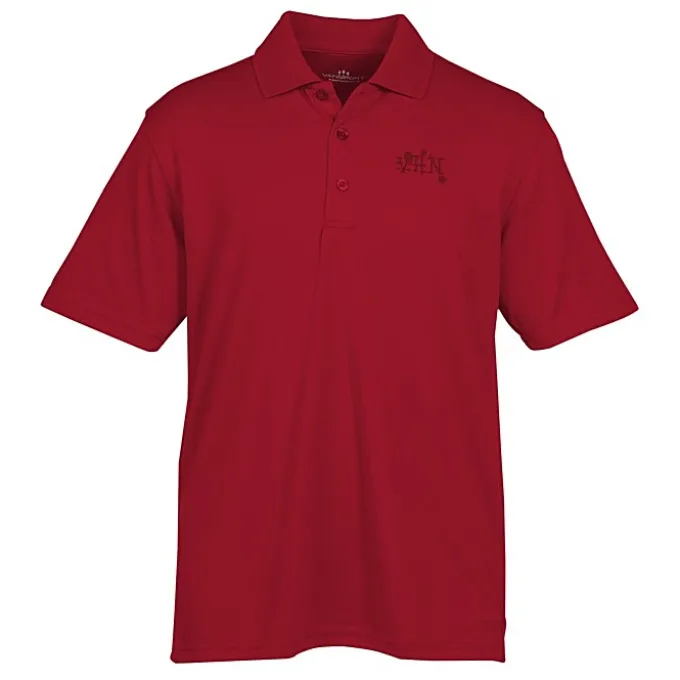 Vansport Omega Solid Mesh Tech Polo - Men's - Laser Etched