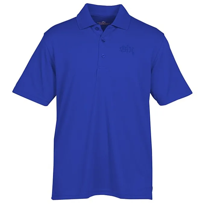 Vansport Omega Solid Mesh Tech Polo - Men's - Laser Etched