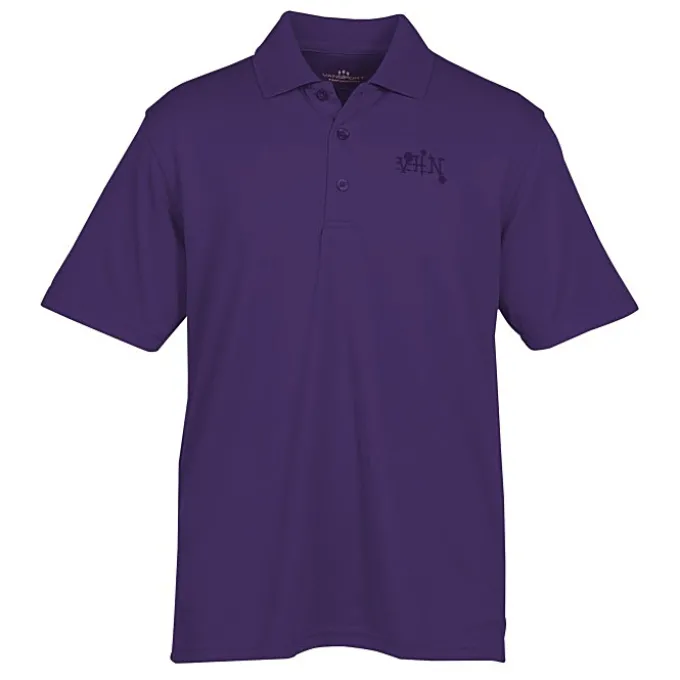 Vansport Omega Solid Mesh Tech Polo - Men's - Laser Etched