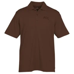 Vansport Omega Solid Mesh Tech Polo - Men's - Laser Etched
