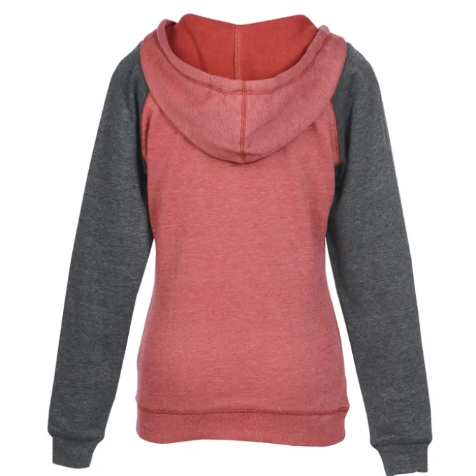 Varsity Fleece Raglan Hoodie - Ladies' - Embroidered
