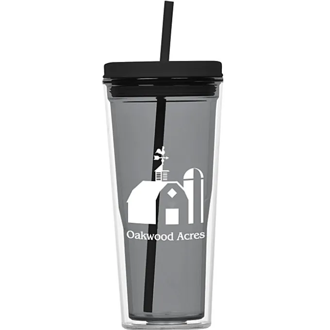 Vast Acrylic Tumbler with Straw - 21 oz