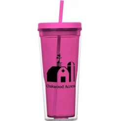 Vast Acrylic Tumbler with Straw - 21 oz - 24 hr