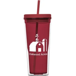 Vast Acrylic Tumbler with Straw - 21 oz - 24 hr