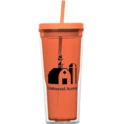 Vast Acrylic Tumbler with Straw - 21 oz - 24 hr