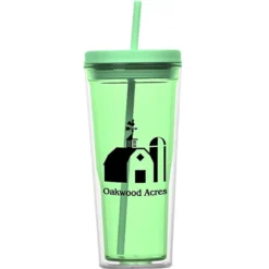 Vast Acrylic Tumbler with Straw - 21 oz - 24 hr
