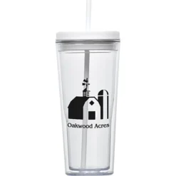 Vast Acrylic Tumbler with Straw - 21 oz - 24 hr