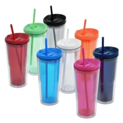 Vast Acrylic Tumbler with Straw - 21 oz - 24 hr