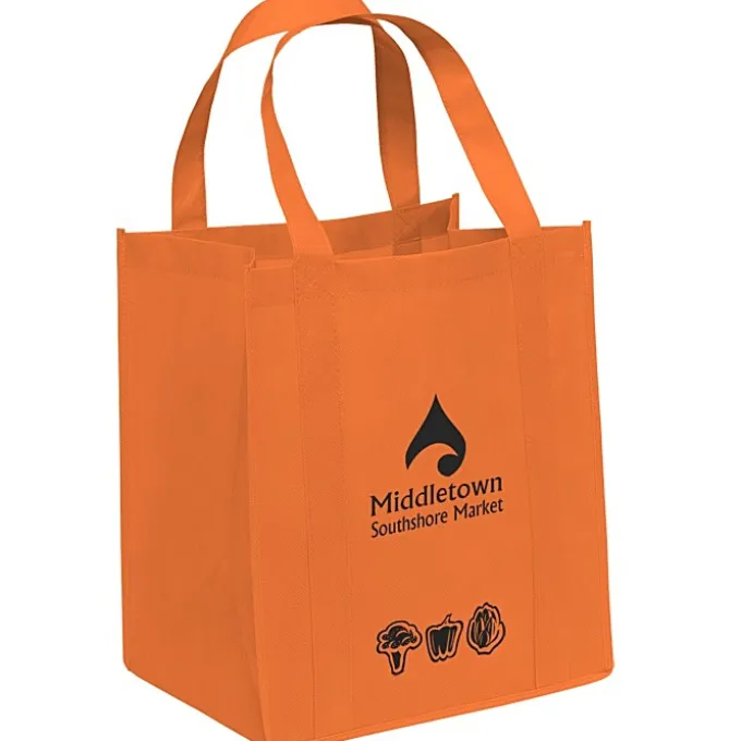 Veggie Print Big Thunder Tote - 15 inches x 13 inches