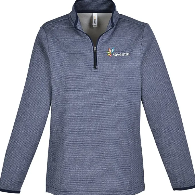 Venture Heathered Stripe 1/4-Zip Pullover - Ladies'
