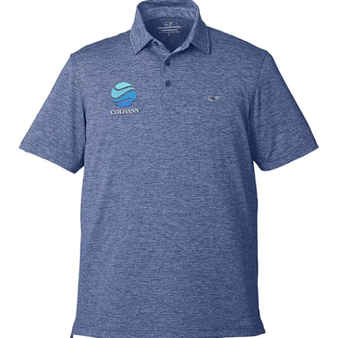 Vineyard Vines Destin Stripe Sankaty Polo