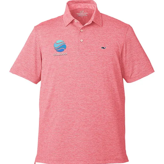 Vineyard Vines Destin Stripe Sankaty Polo