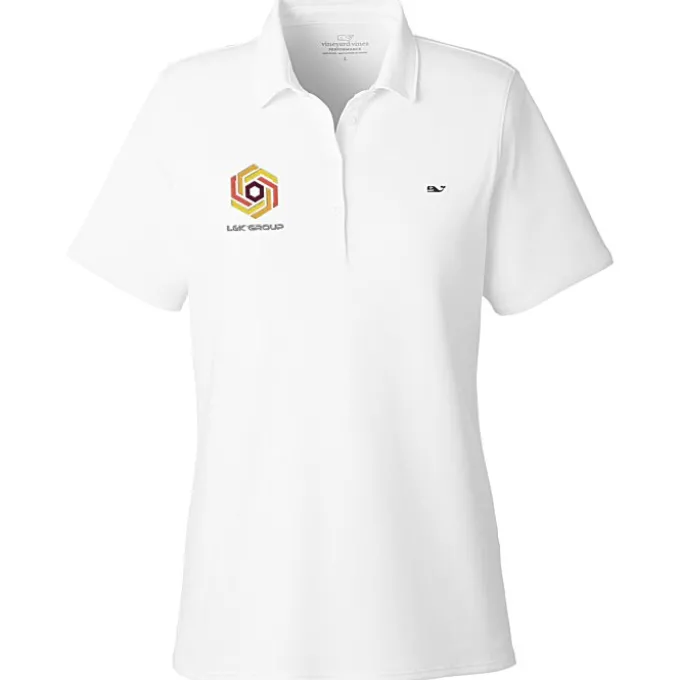 Vineyard Vines Edgarton Pique Polo - Ladies'