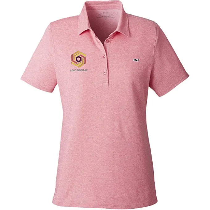 Vineyard Vines Edgarton Pique Polo - Ladies'