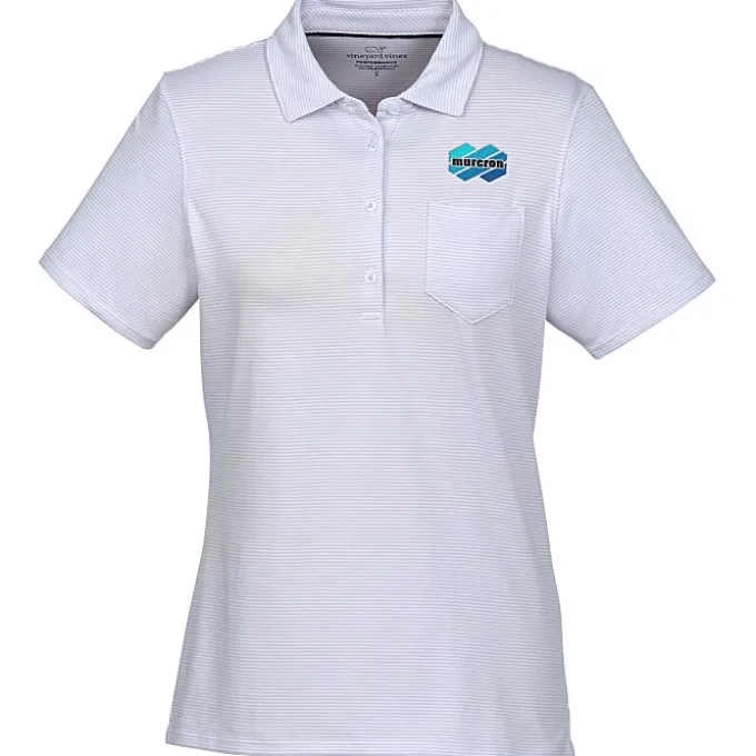 Vineyard Vines Fanshell Pocket Polo - Ladies'