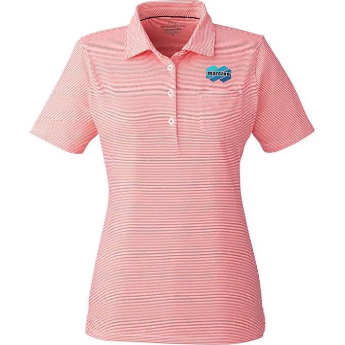 Vineyard Vines Fanshell Pocket Polo - Ladies'