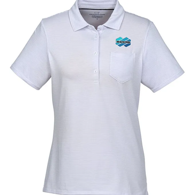 Vineyard Vines Fanshell Pocket Polo - Ladies'
