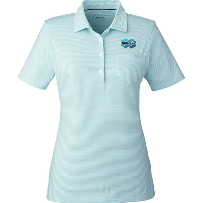 Vineyard Vines Fanshell Pocket Polo - Ladies'