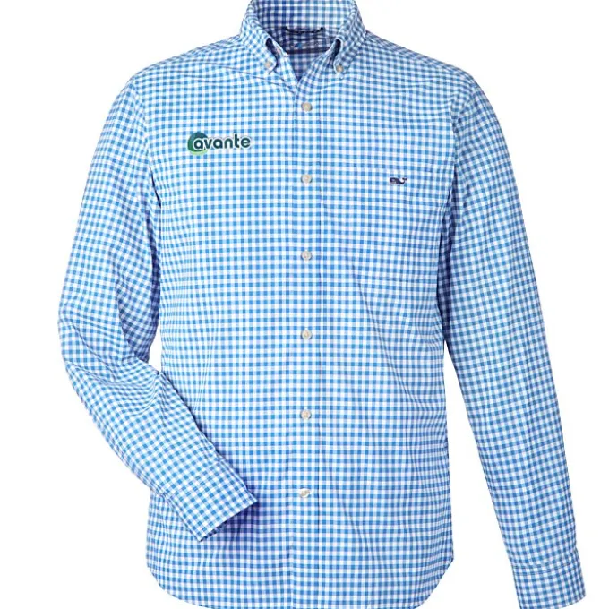 Vineyard Vines On-The-Go Nylon Gingham Shirt