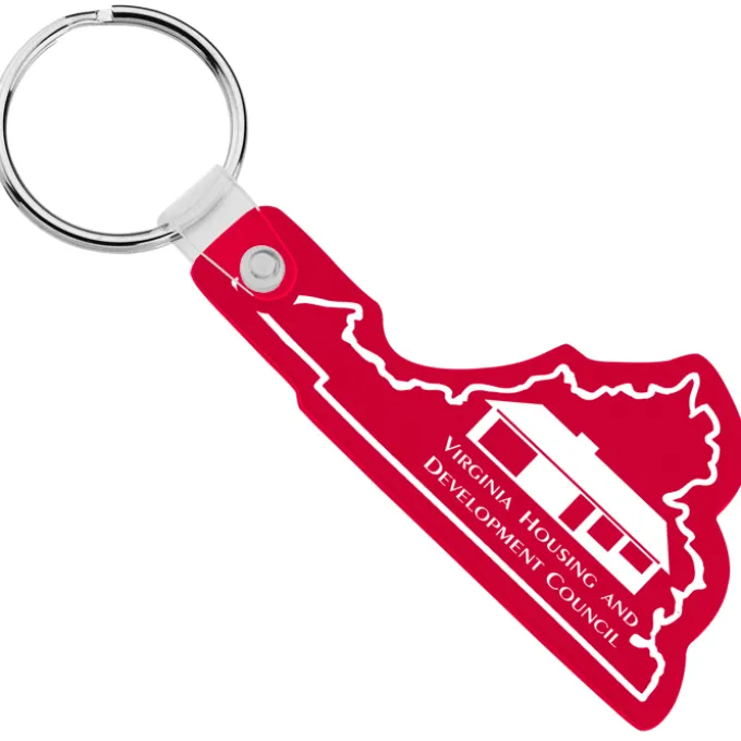 Virginia Soft Keychain - Translucent