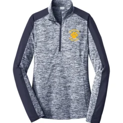 Voltage Colorblock 1/4-Zip Pullover - Ladies' - Screen