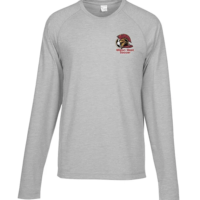 Voltage Tri-Blend Wicking LS T-Shirt - Men's - Embroidered