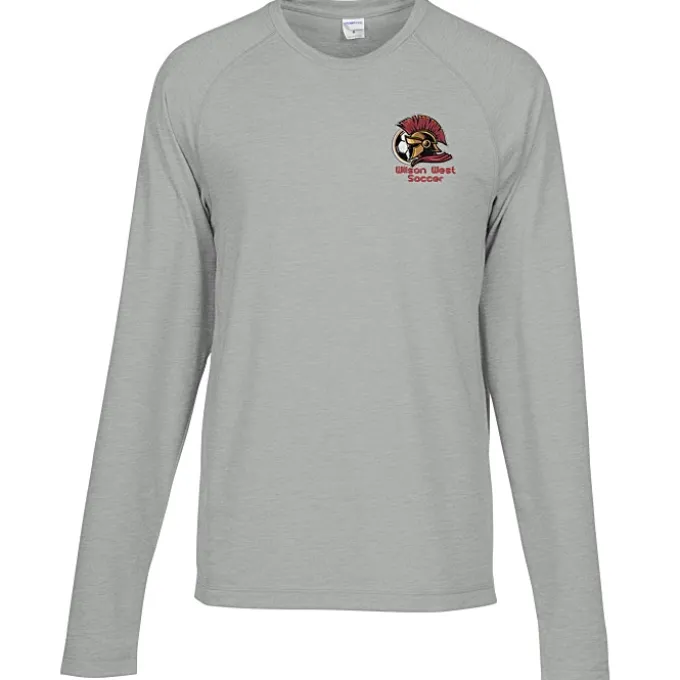 Voltage Tri-Blend Wicking LS T-Shirt - Men's - Embroidered