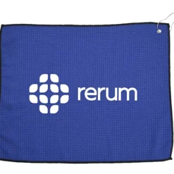 Waffle Knit Golf Towel - 15 inches x 18 inches - 24 hr