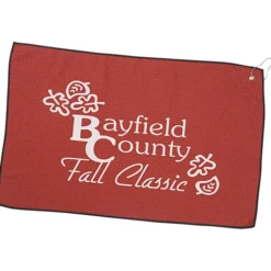 Waffle Knit Golf Towel - 16 inches x 26 inches