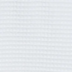 Waffle Weave Thigh Length Robe - White