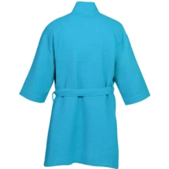 Waffle Weave Thigh Length Robe - Colors